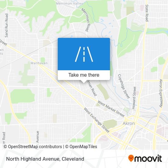 Mapa de North Highland Avenue