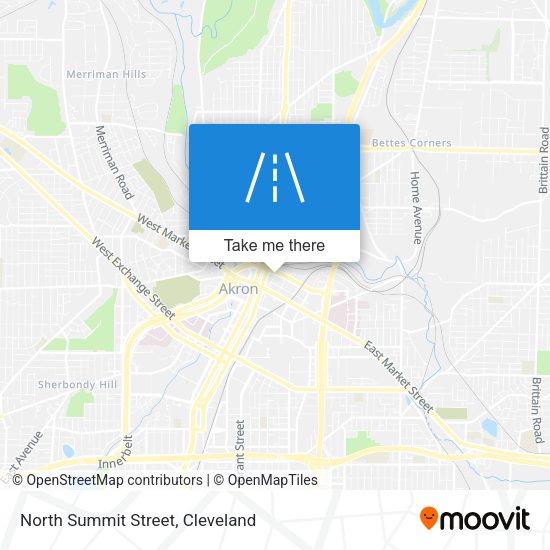 North Summit Street map