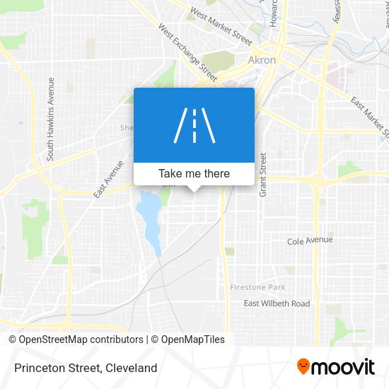 Princeton Street map