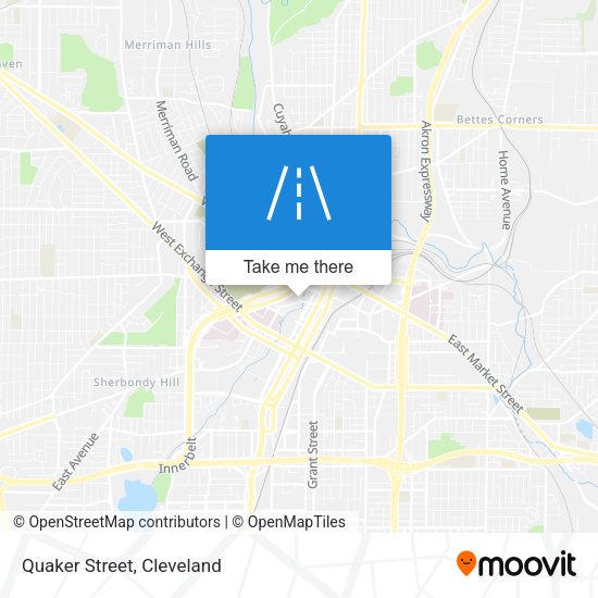 Mapa de Quaker Street