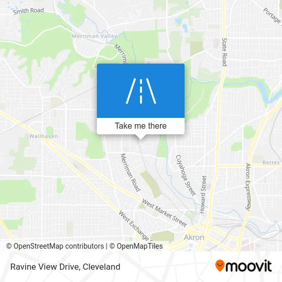 Ravine View Drive map