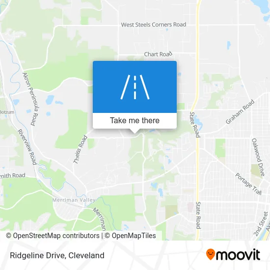 Ridgeline Drive map