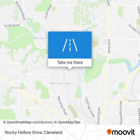 Rocky Hollow Drive map