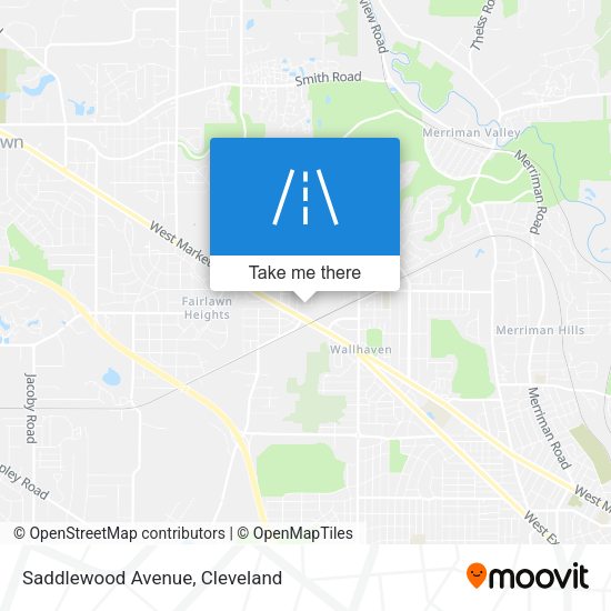 Mapa de Saddlewood Avenue
