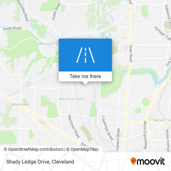 Shady Ledge Drive map