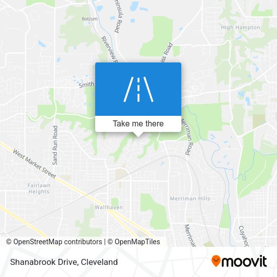Shanabrook Drive map