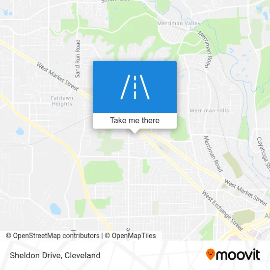Sheldon Drive map