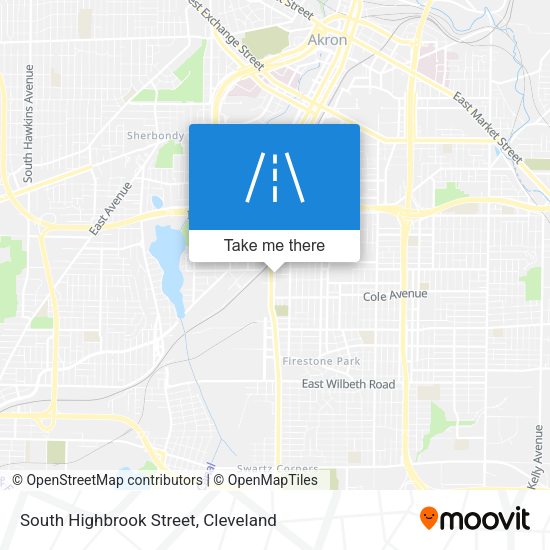 South Highbrook Street map