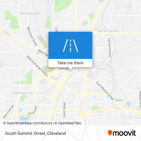 South Summit Street map