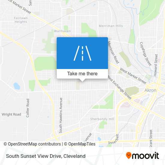 Mapa de South Sunset View Drive
