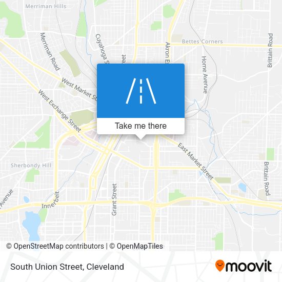 South Union Street map