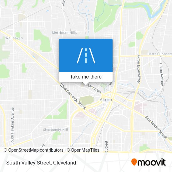South Valley Street map