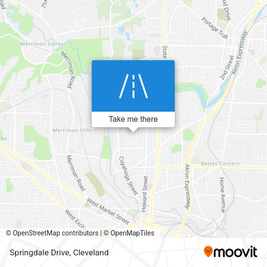 Springdale Drive map