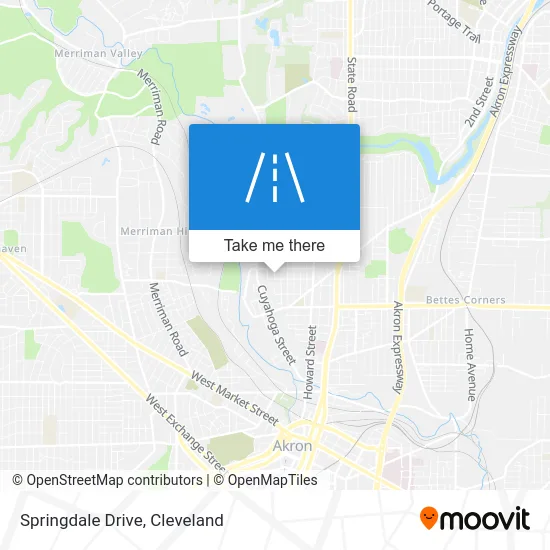 Springdale Drive map