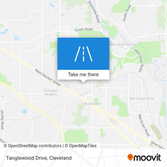 Tanglewood Drive map