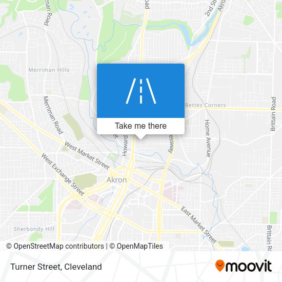 Mapa de Turner Street