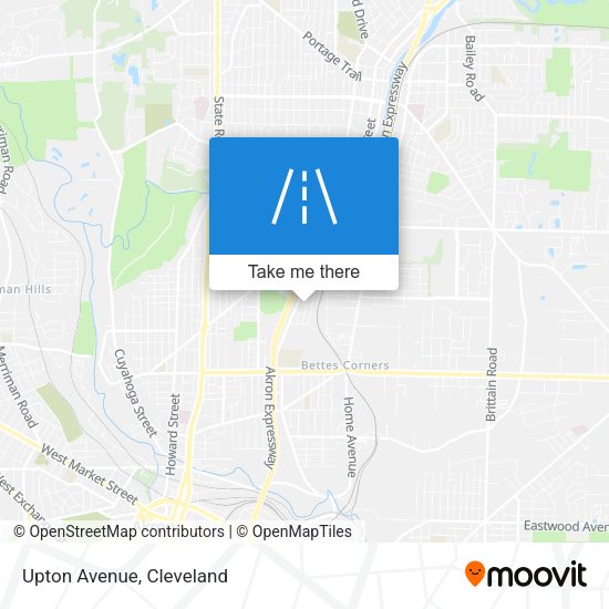 Mapa de Upton Avenue