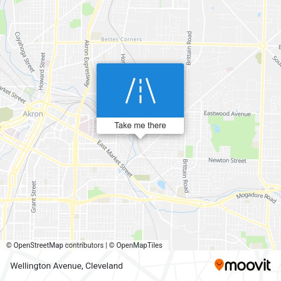 Wellington Avenue map