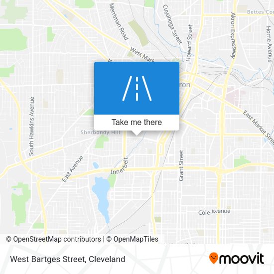 Mapa de West Bartges Street