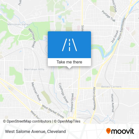 Mapa de West Salome Avenue