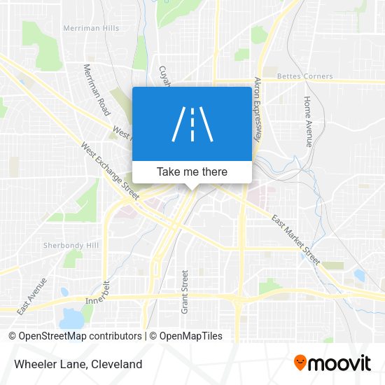 Mapa de Wheeler Lane