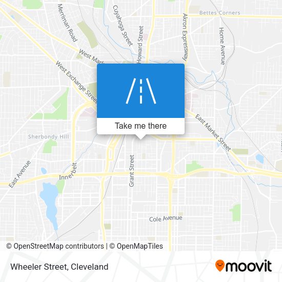 Mapa de Wheeler Street