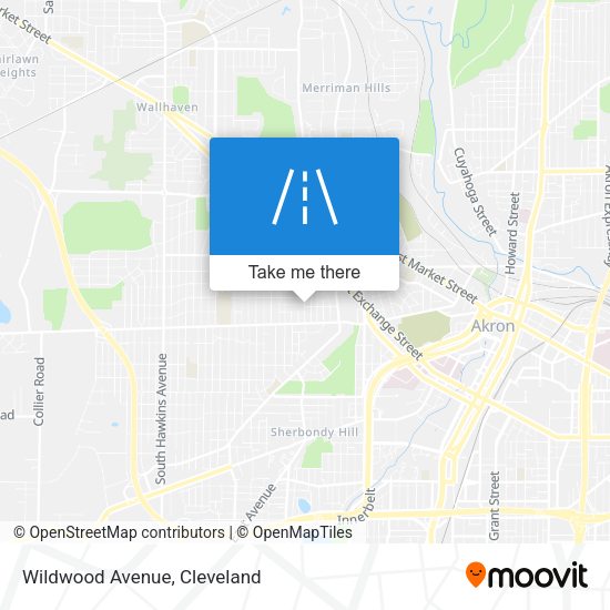 Wildwood Avenue map
