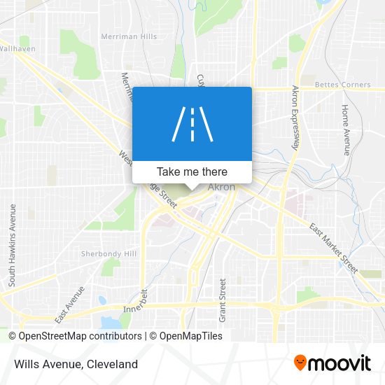 Mapa de Wills Avenue