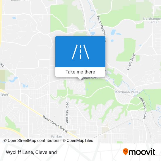 Mapa de Wycliff Lane