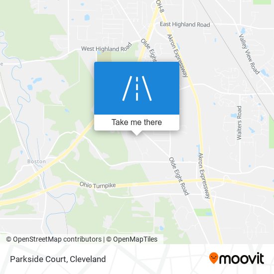 Mapa de Parkside Court