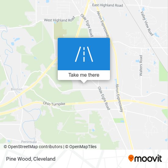 Mapa de Pine Wood