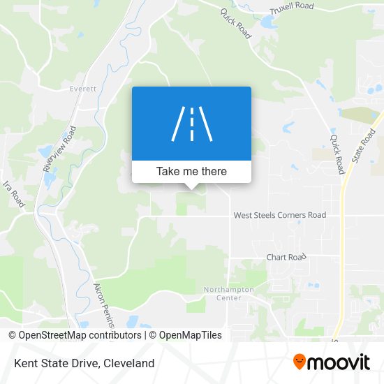 Kent State Drive map