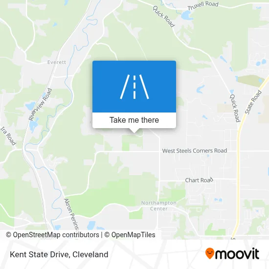 Kent State Drive map
