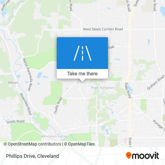 Phillips Drive map