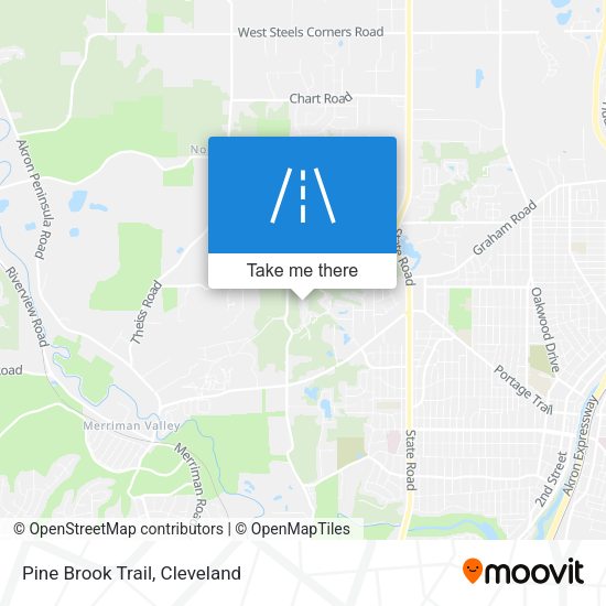 Mapa de Pine Brook Trail