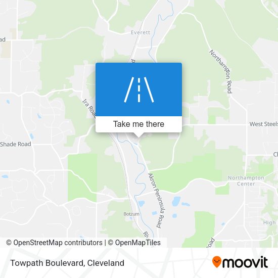 Towpath Boulevard map