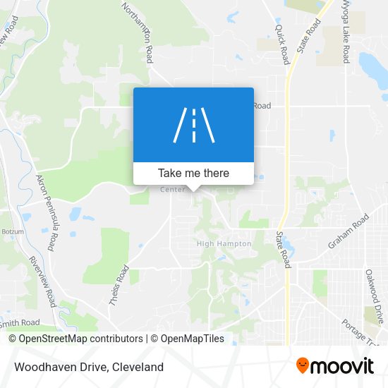 Mapa de Woodhaven Drive