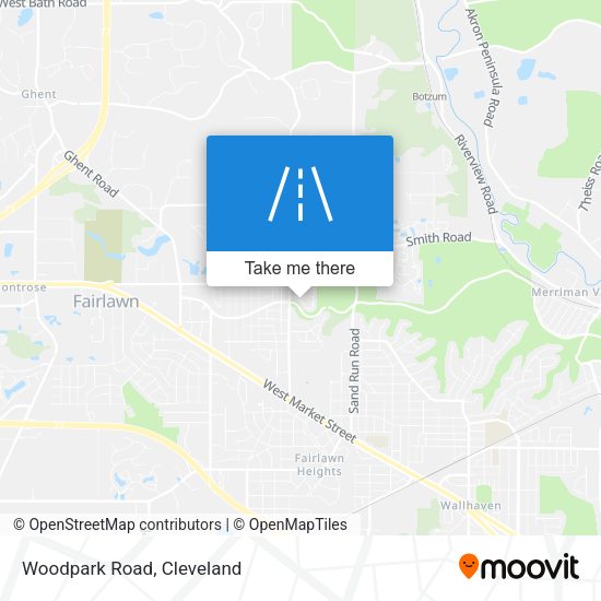 Mapa de Woodpark Road