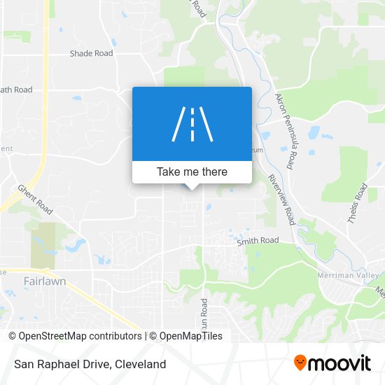 San Raphael Drive map