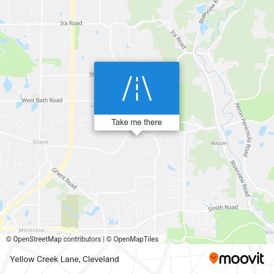Yellow Creek Lane map