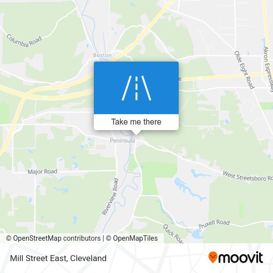 Mill Street East map