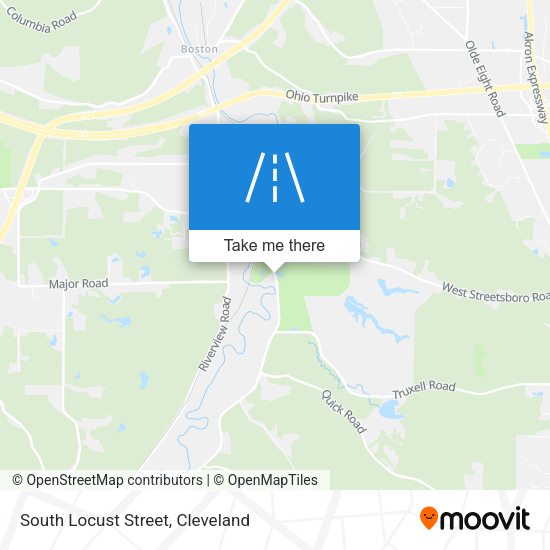 South Locust Street map
