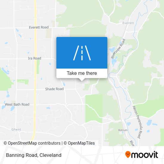 Mapa de Banning Road
