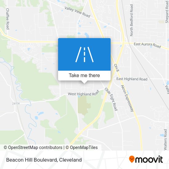 Beacon Hill Boulevard map