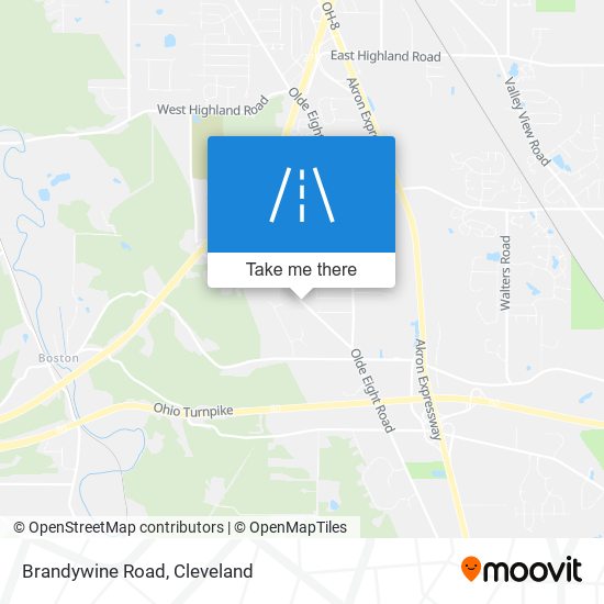 Brandywine Road map