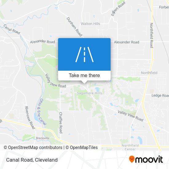 Mapa de Canal Road