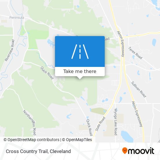 Cross Country Trail map