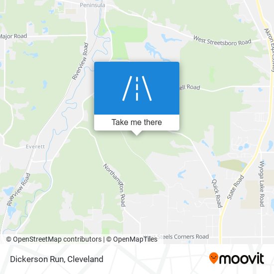 Dickerson Run map