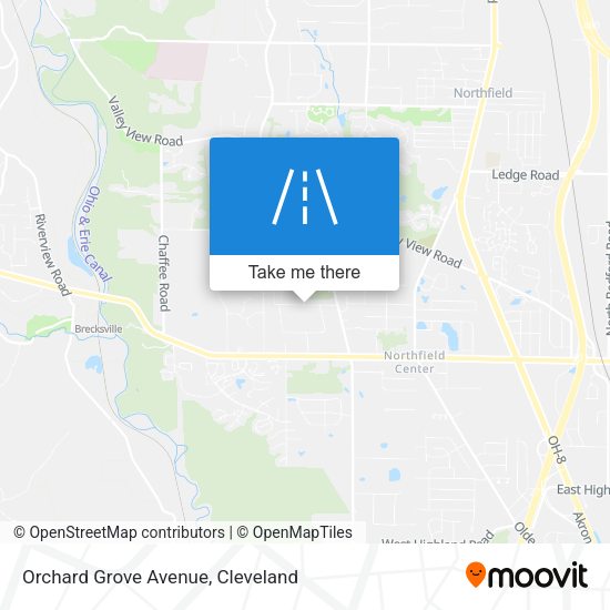 Orchard Grove Avenue map