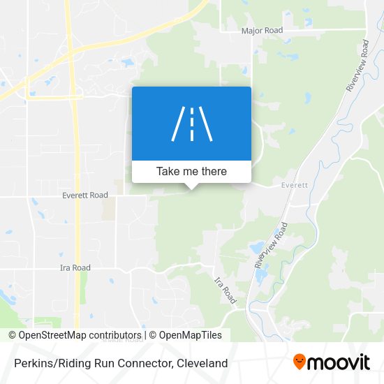 Perkins/Riding Run Connector map